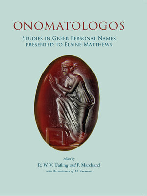cover image of Onomatologos